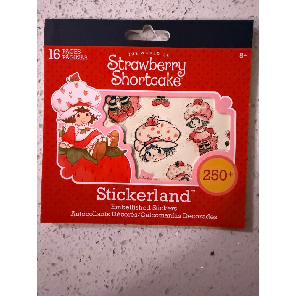 Strawberry Shortcake Stickerland 16 Page Pad 250+ Embellished Stickers SandyLion - Picture 3 of 12